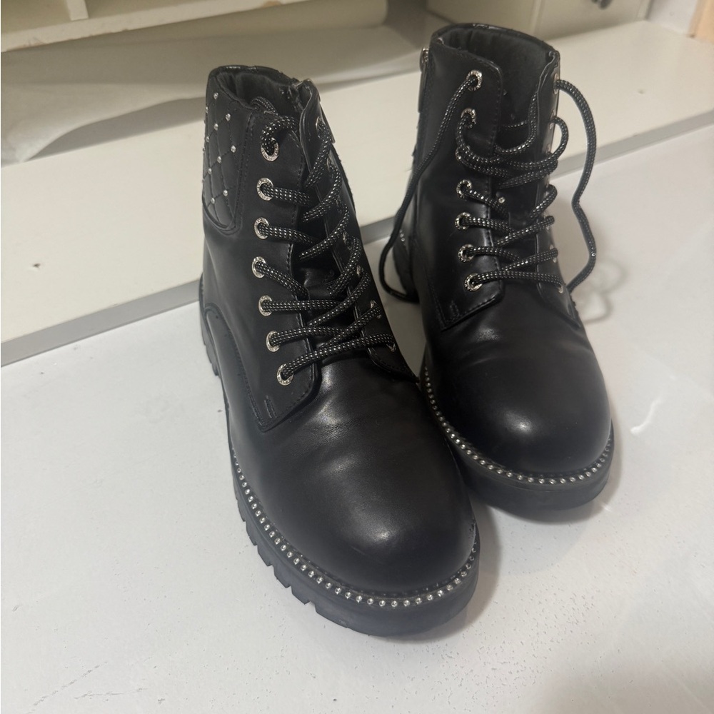 Black Studded Women's Boots size 5